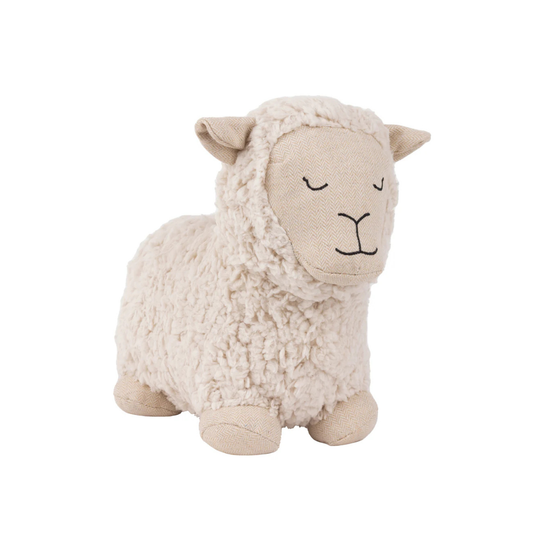 Sheep Shearling Fleece Door Stop