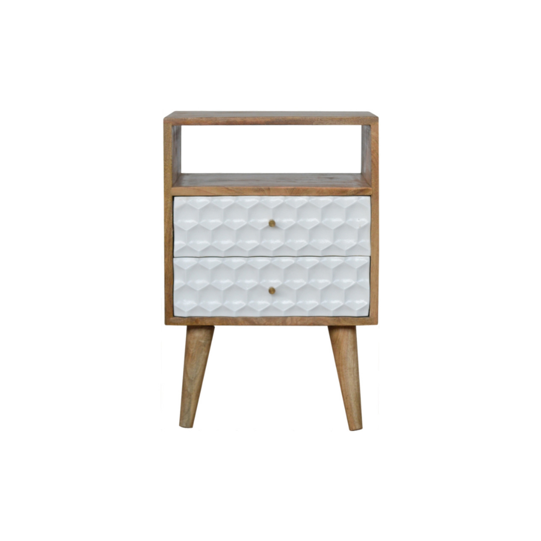 Honeycomb Open Slot Bedside