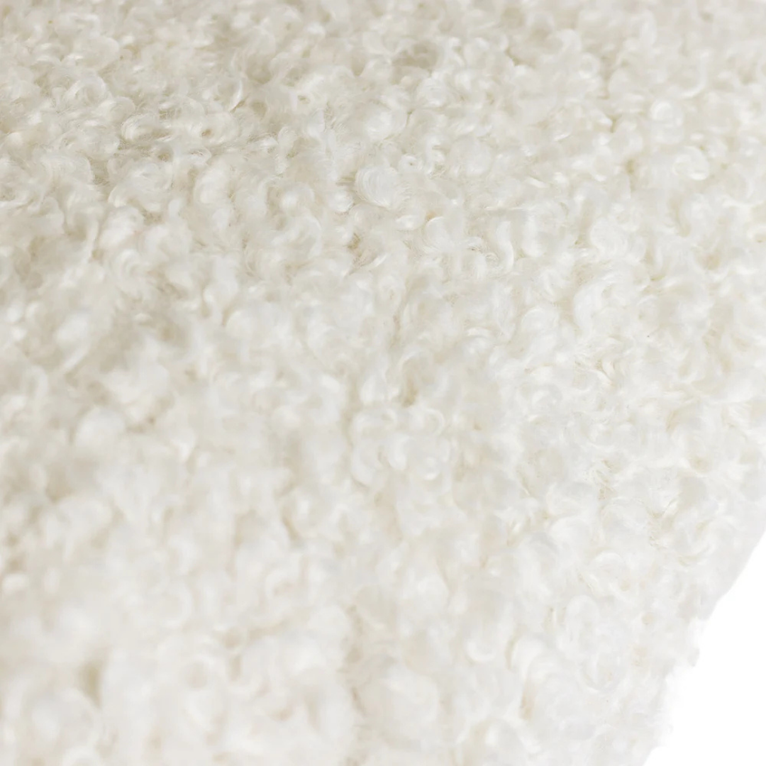 Cabu Ecru Chunky Boucle Cushion Cover