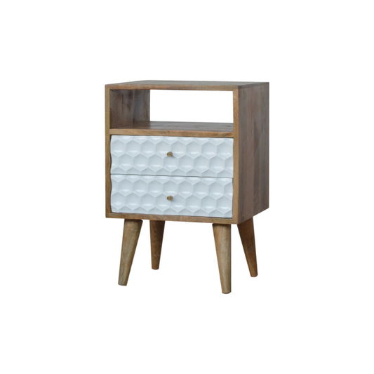 Honeycomb Open Slot Bedside