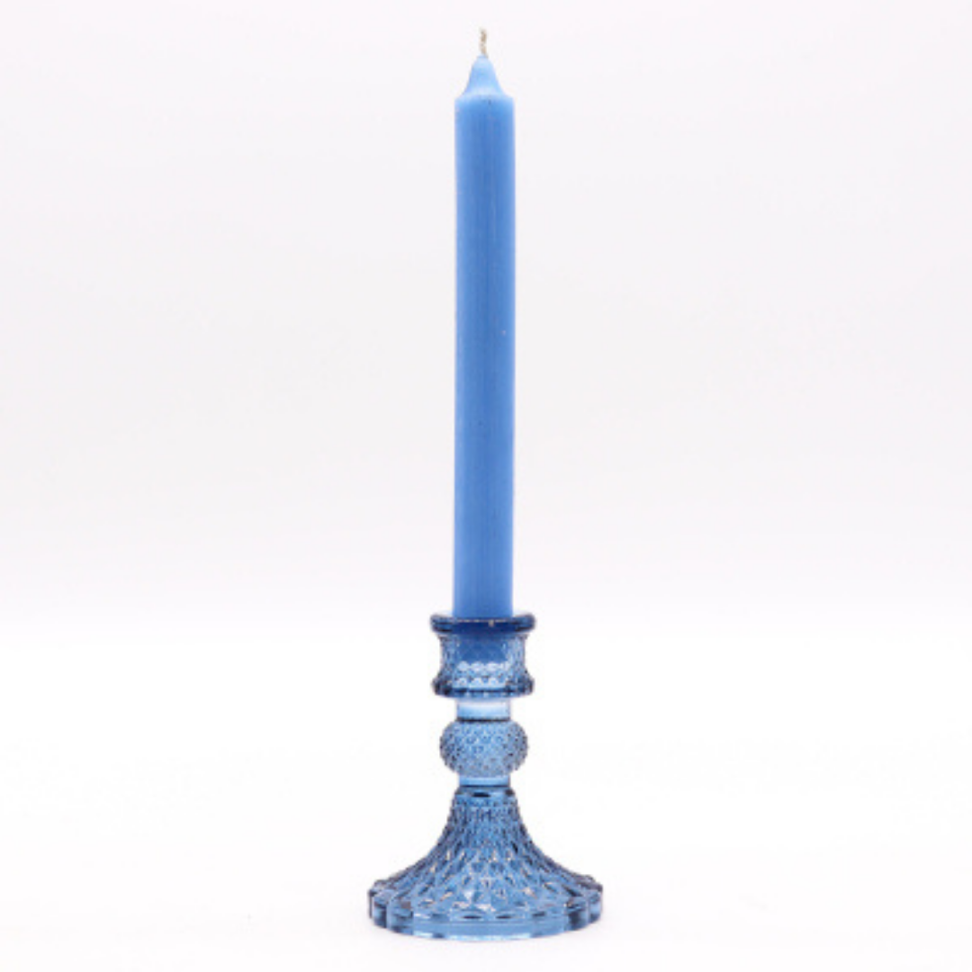 Royal Blue Vintage Dinner Candle Holders