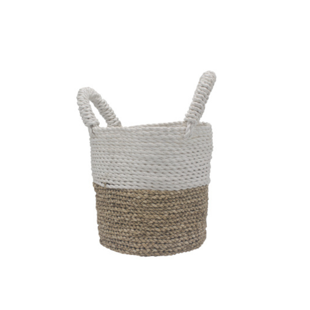 Seagrass Basket Set - Natural White