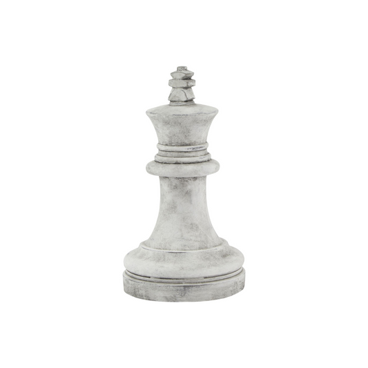Athena Grey King Chess Piece