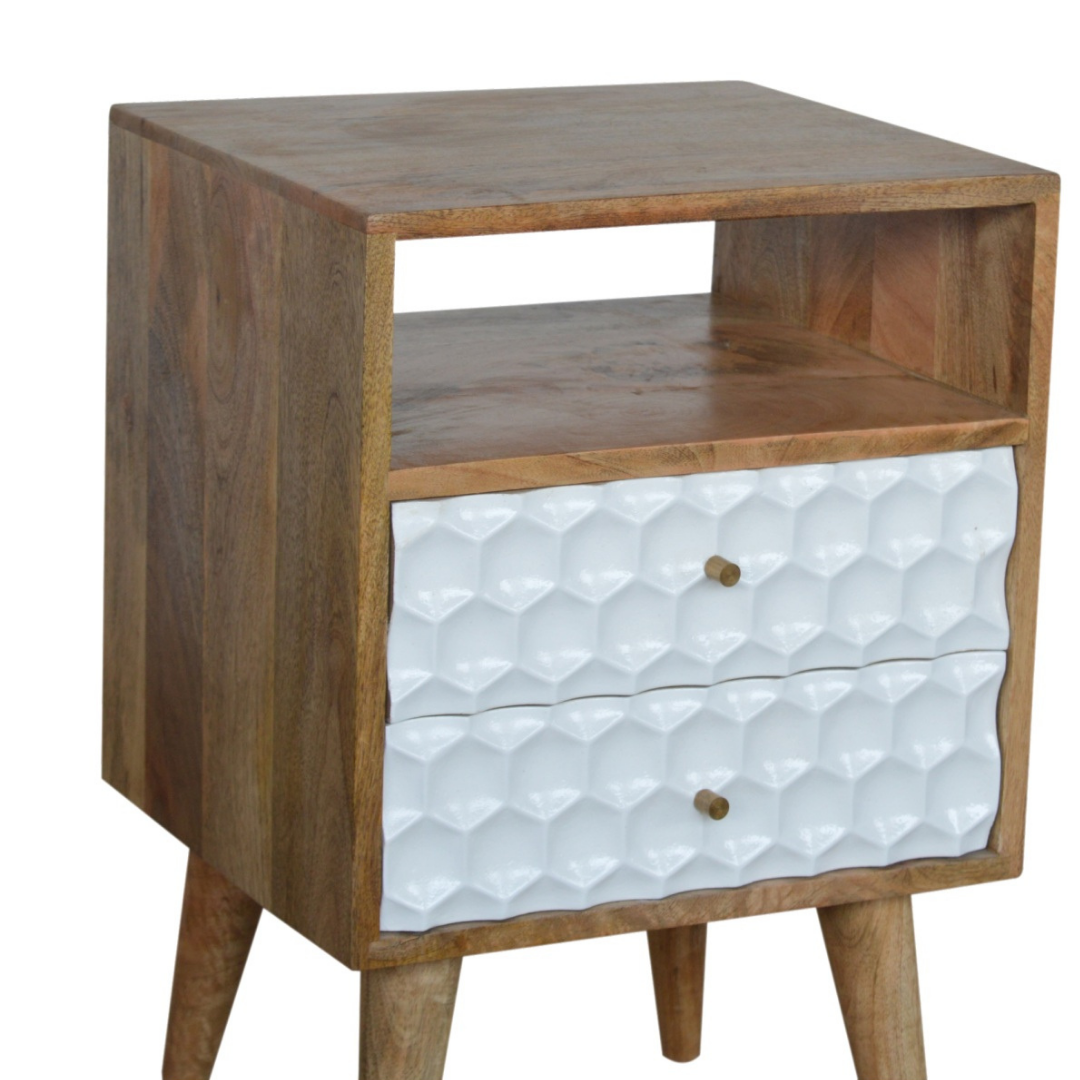 Honeycomb Open Slot Bedside