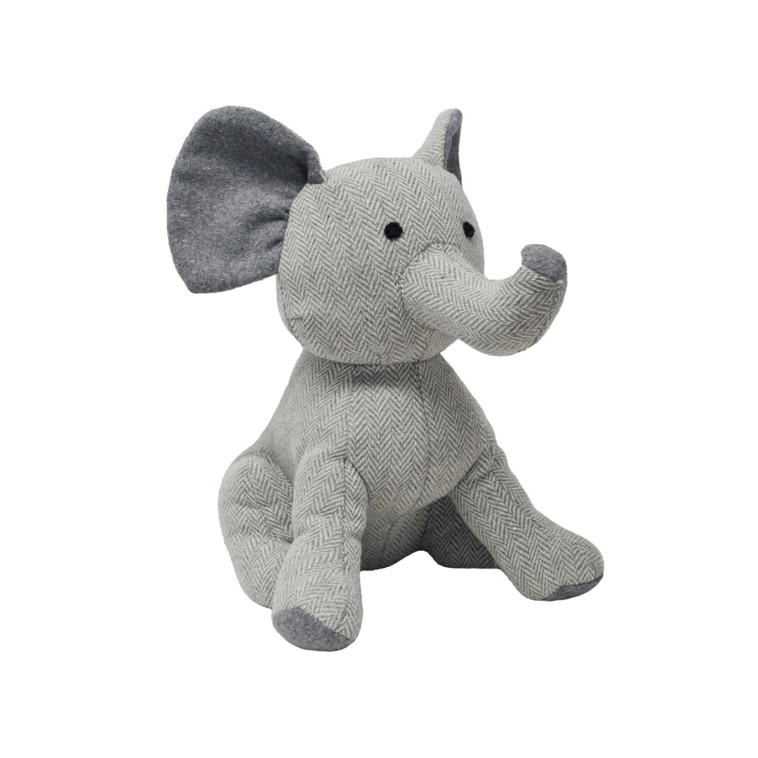 Elephant Herringbone Door Stop