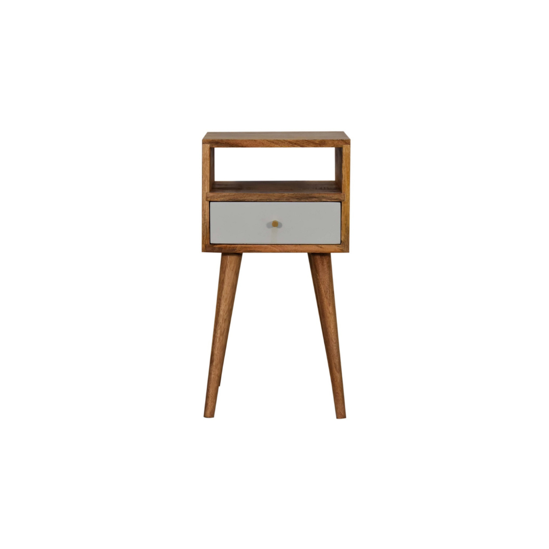 Mini Sky Blue Hand Painted Bedside Table