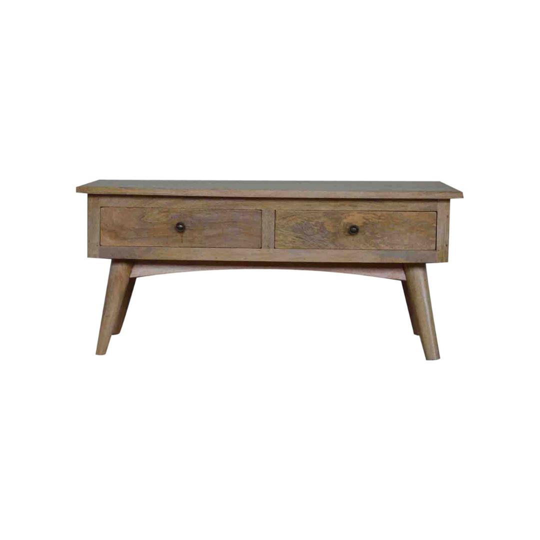 Nordic Style 2 Drawer Coffee Table