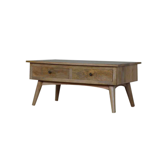 Nordic Style 2 Drawer Coffee Table