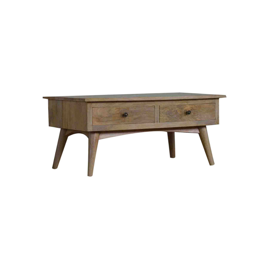 Nordic Style 2 Drawer Coffee Table