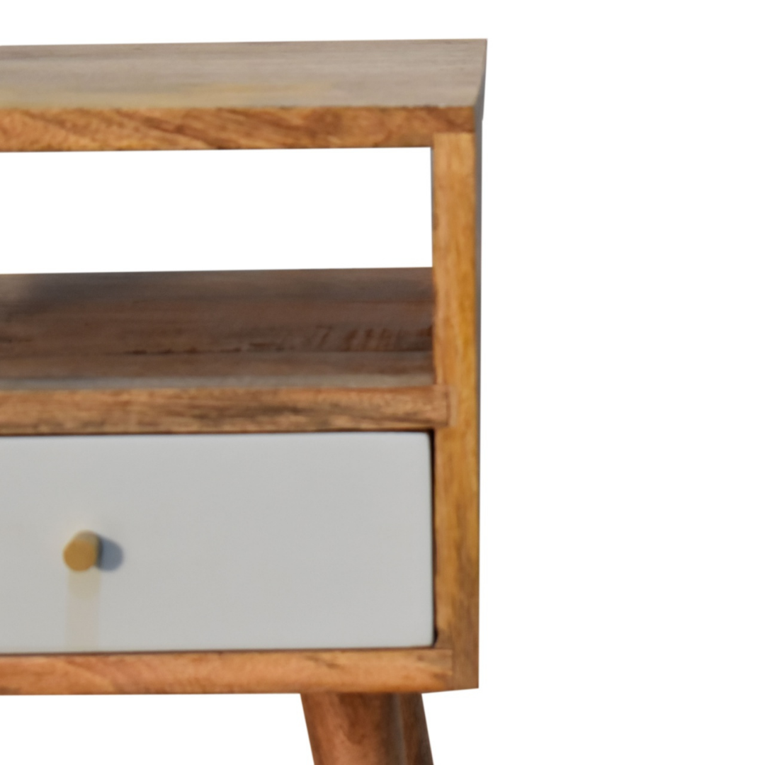 Mini Sky Blue Hand Painted Bedside Table