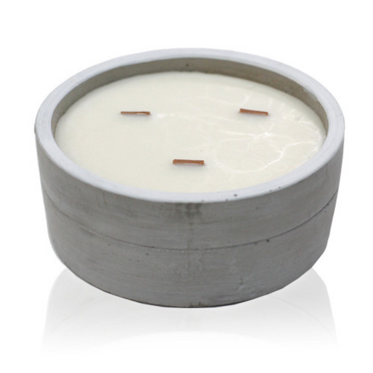 Large Round Candle - Patchouli & Dark Amber