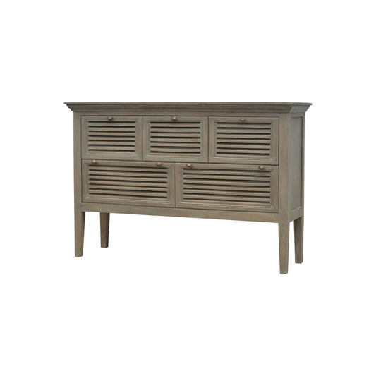 Grey Wash 5 Shutter Buffet