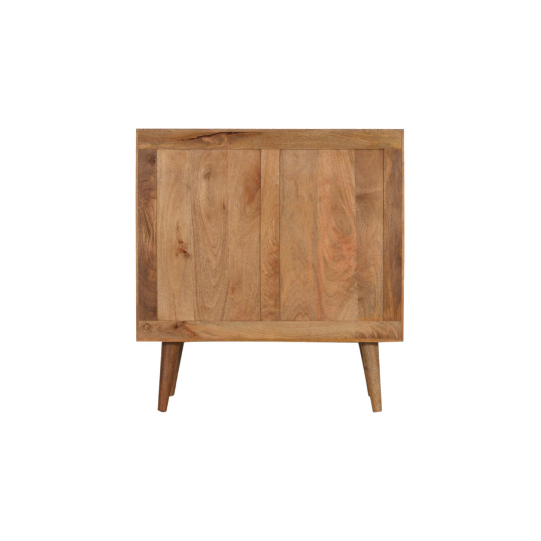 Acadia White and Navy Cabinet