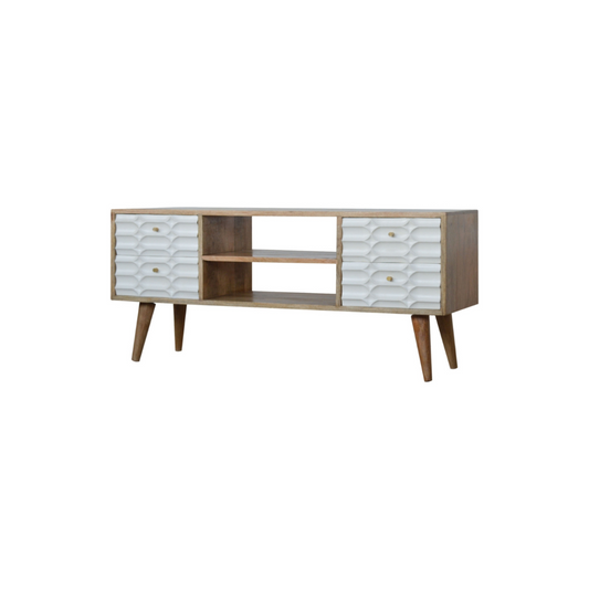 Capsule White Entertainment Unit