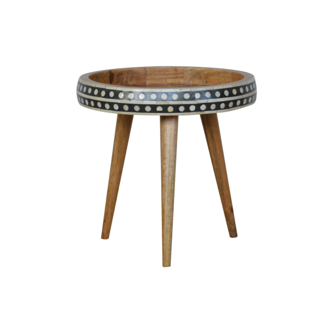 Small Dotted End Table