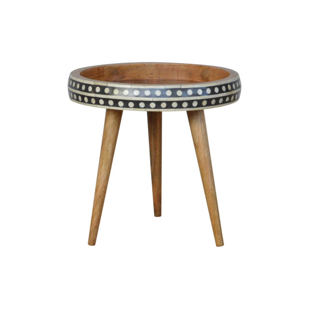 Small Dotted End Table