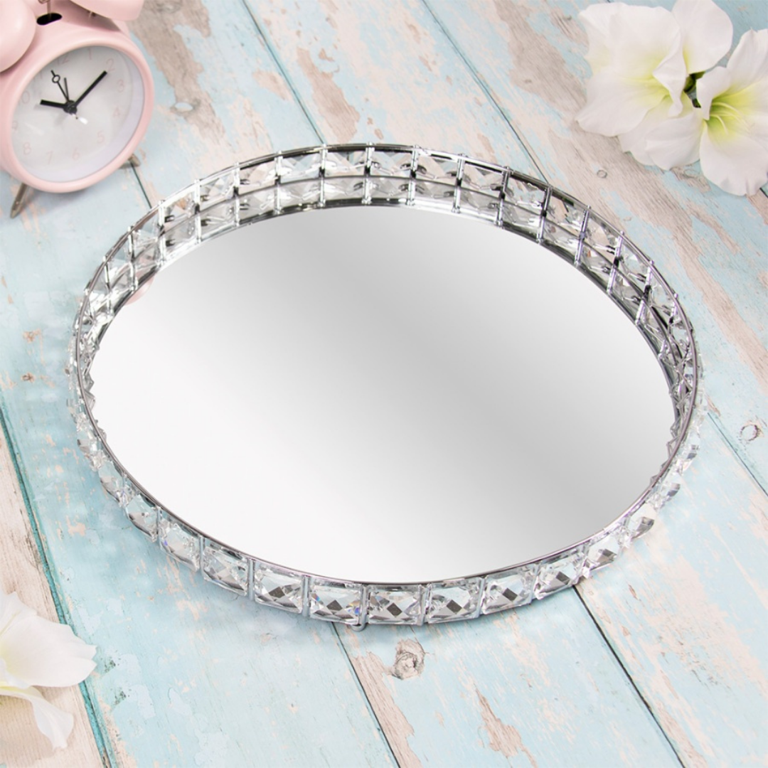 Silver Round Tray
