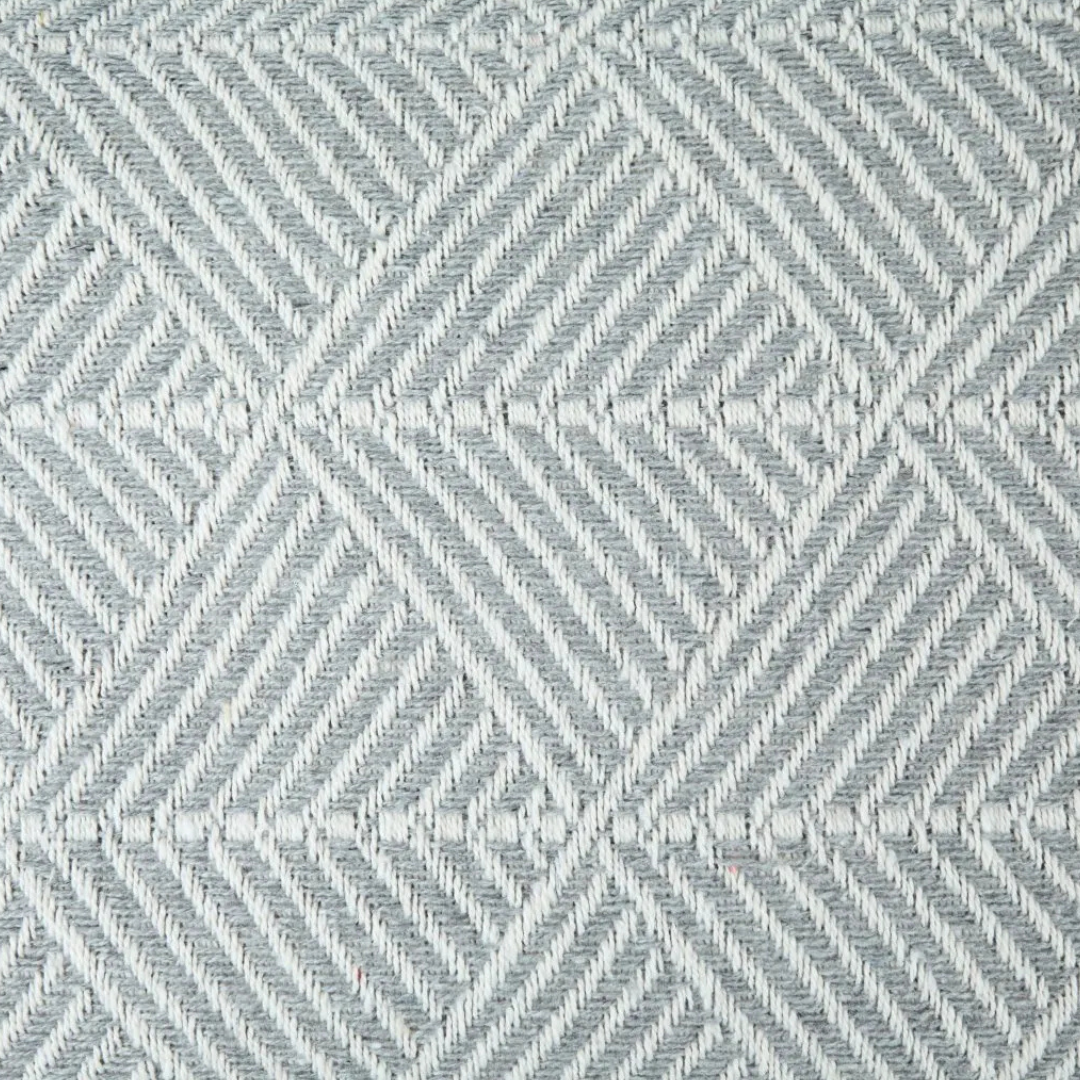 Silver Zahra Throw Blanket