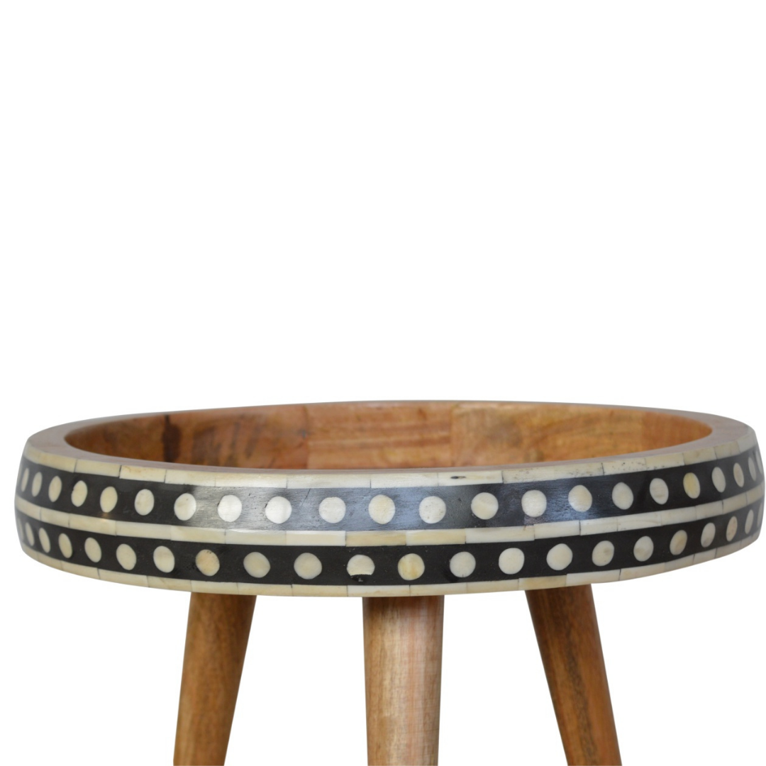 Small Dotted End Table