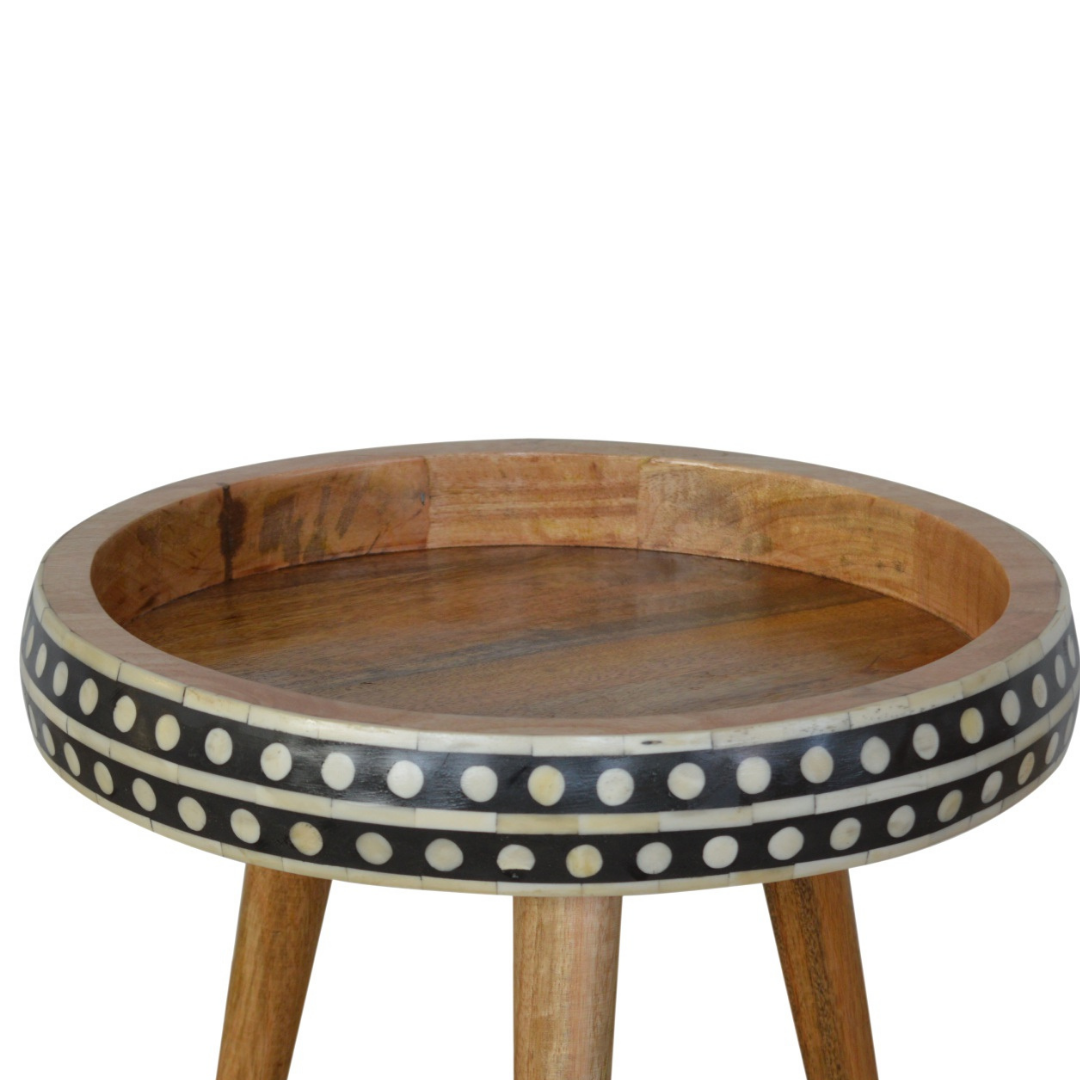 Small Dotted End Table