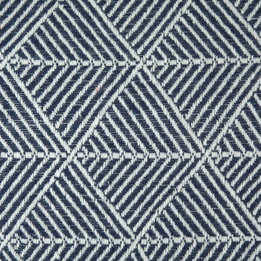 Navy Zahra Throw Blanket