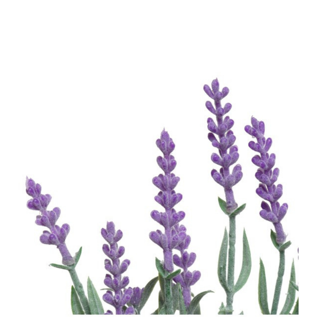 Two Assorted Artificial Lavender Plants