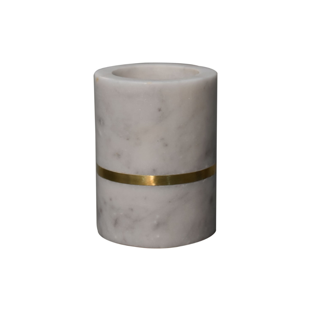 Brass Inlay Bathroom Set of 5