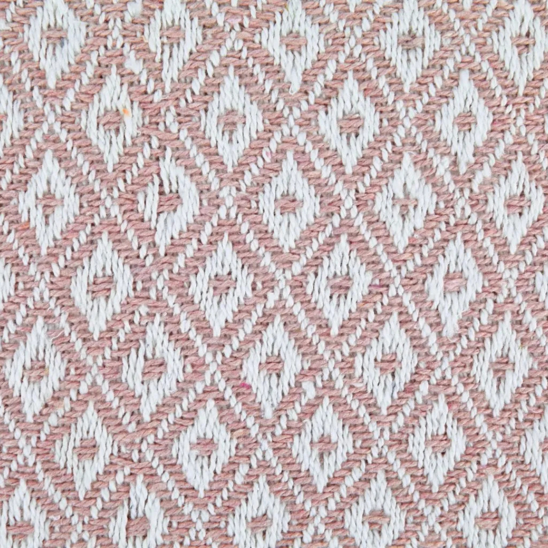 Stockholm Cotton Throw in Blush