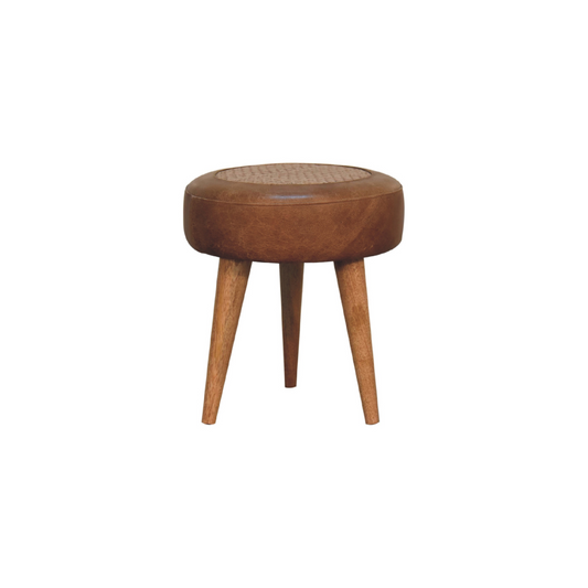 Seagrass Buffalo Footstool