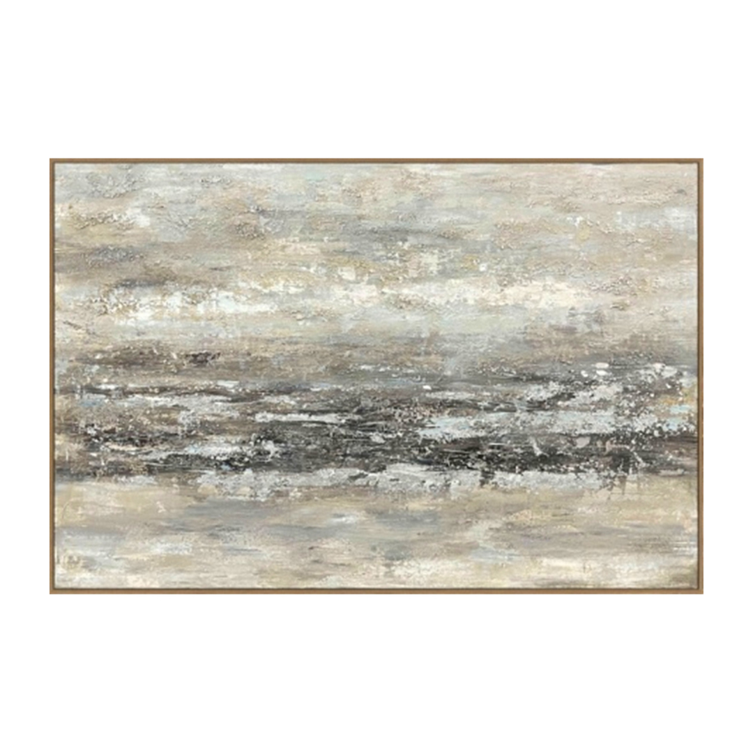 Traverse Hand Painted Canvas In Frame