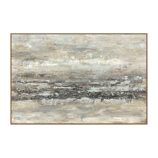 Traverse Hand Painted Canvas In Frame