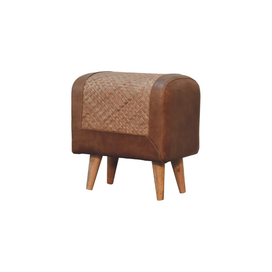 Seagrass Buffalo Square Footstool
