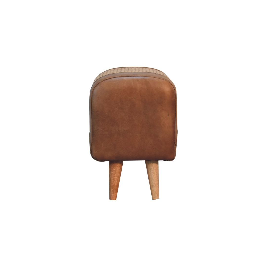 Seagrass Buffalo Square Footstool