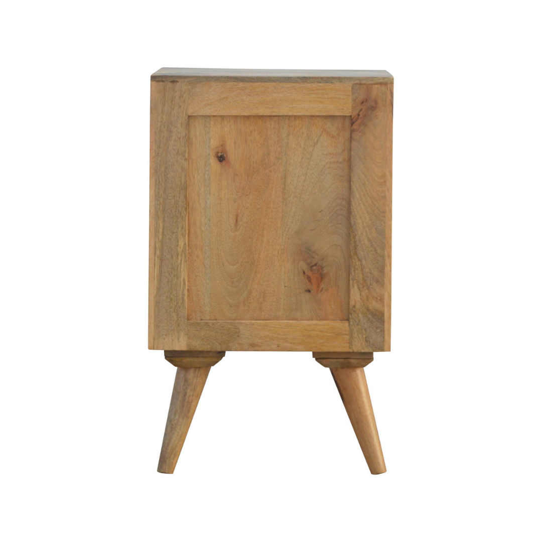 Nordic Style 4 Drawer Multi Bedside Table
