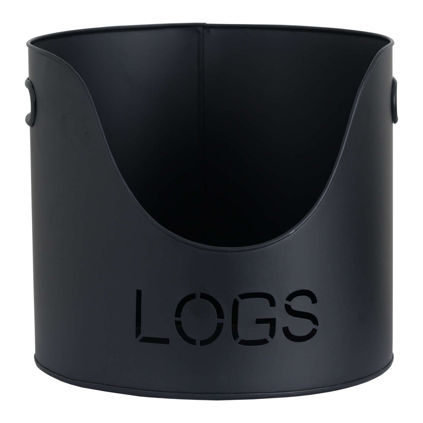 Black Logs And Kindling Buckets & Matchstick Holder