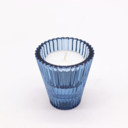 Royal Blue Flip Dinner Candle/Tealight Holder