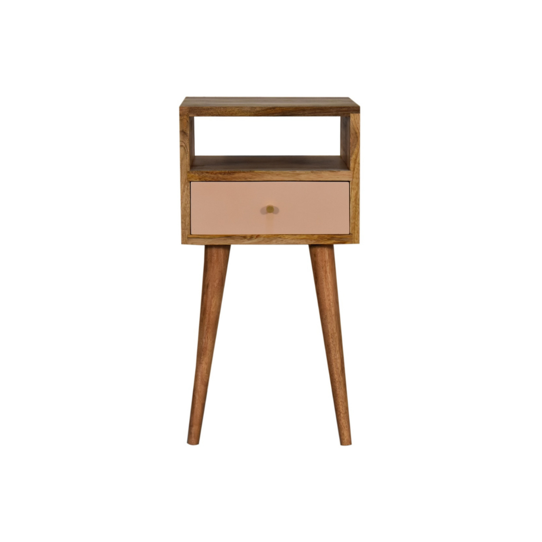 Mini Blush Hand Painted Bedside Table