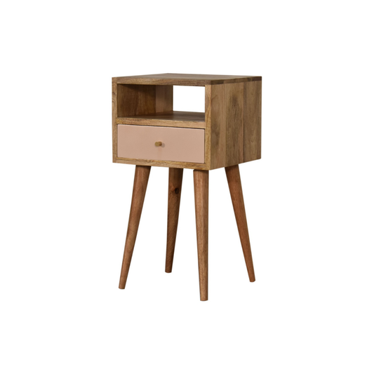 Mini Blush Hand Painted Bedside Table