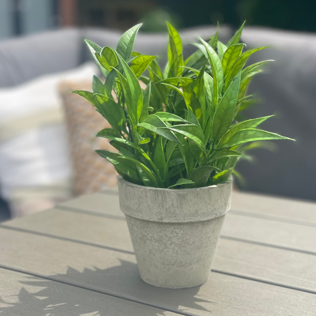 Set of 3 Artificial Shrubs in Pots