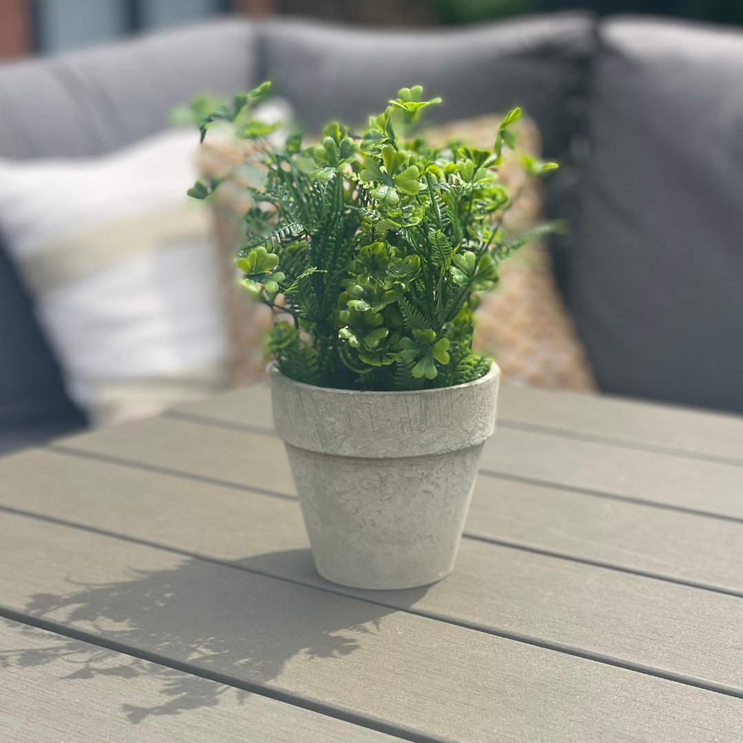 Set of 3 Artificial Shrubs in Pots