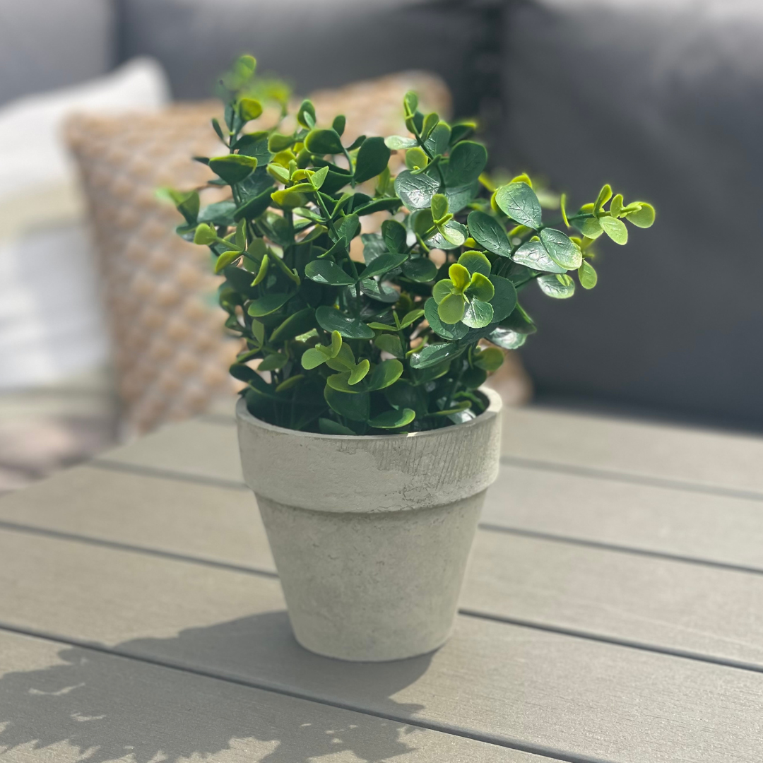 Set of 3 Artificial Shrubs in Pots