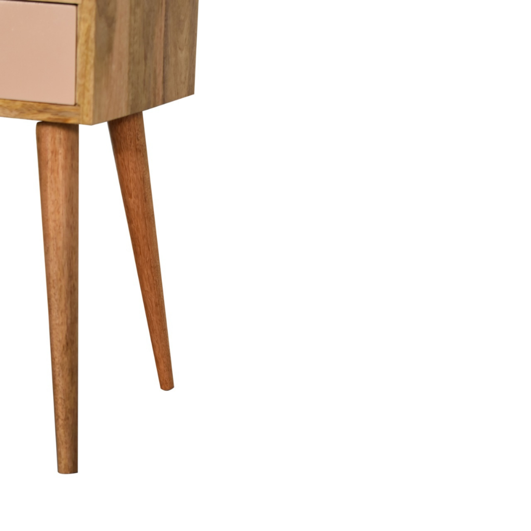 Mini Blush Hand Painted Bedside Table