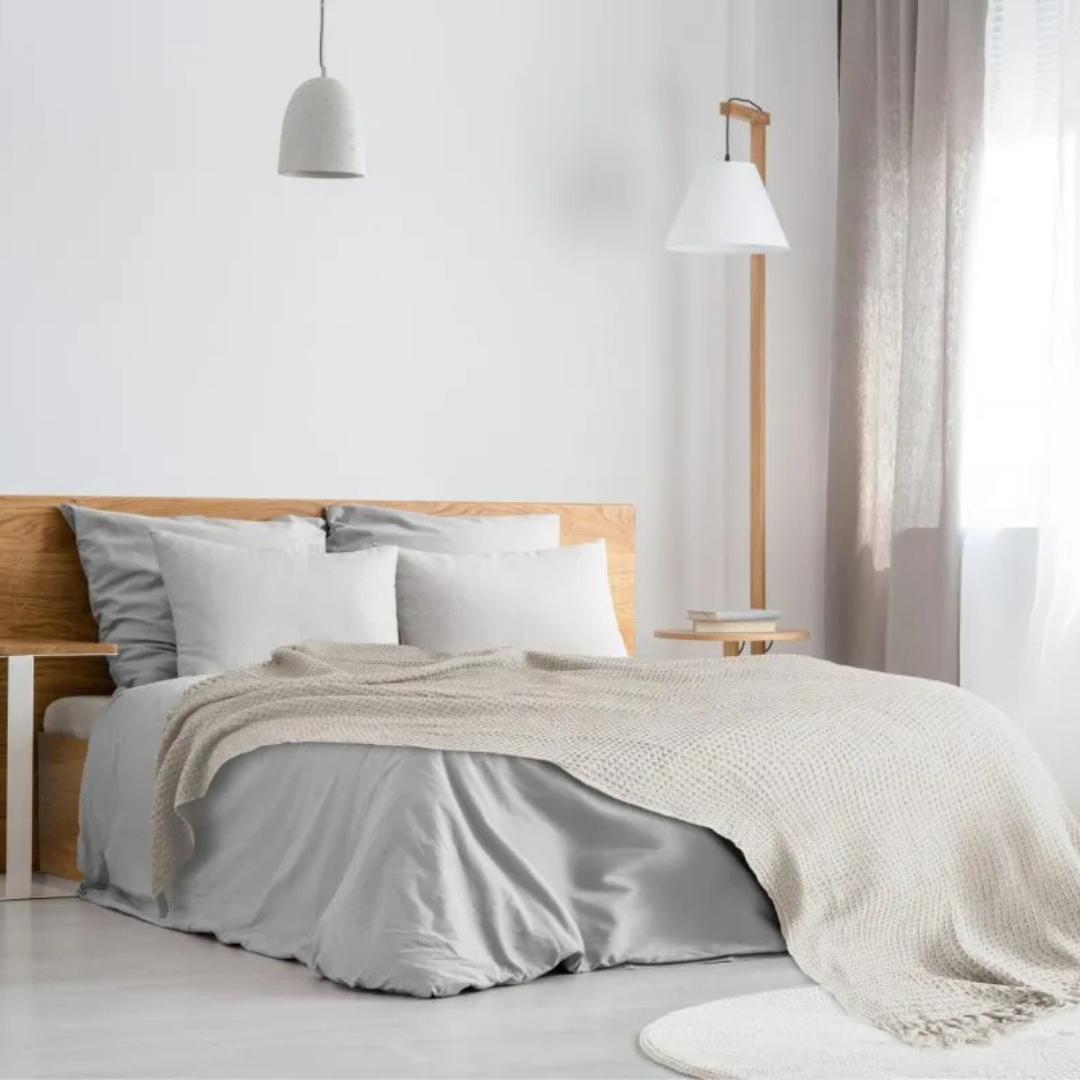 Ivory Cotton Honeycomb Waffle Throw