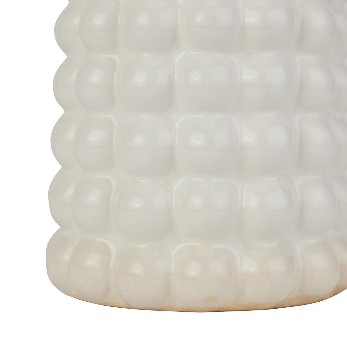 Seville Collection Cream Bubble Umbrella Stand
