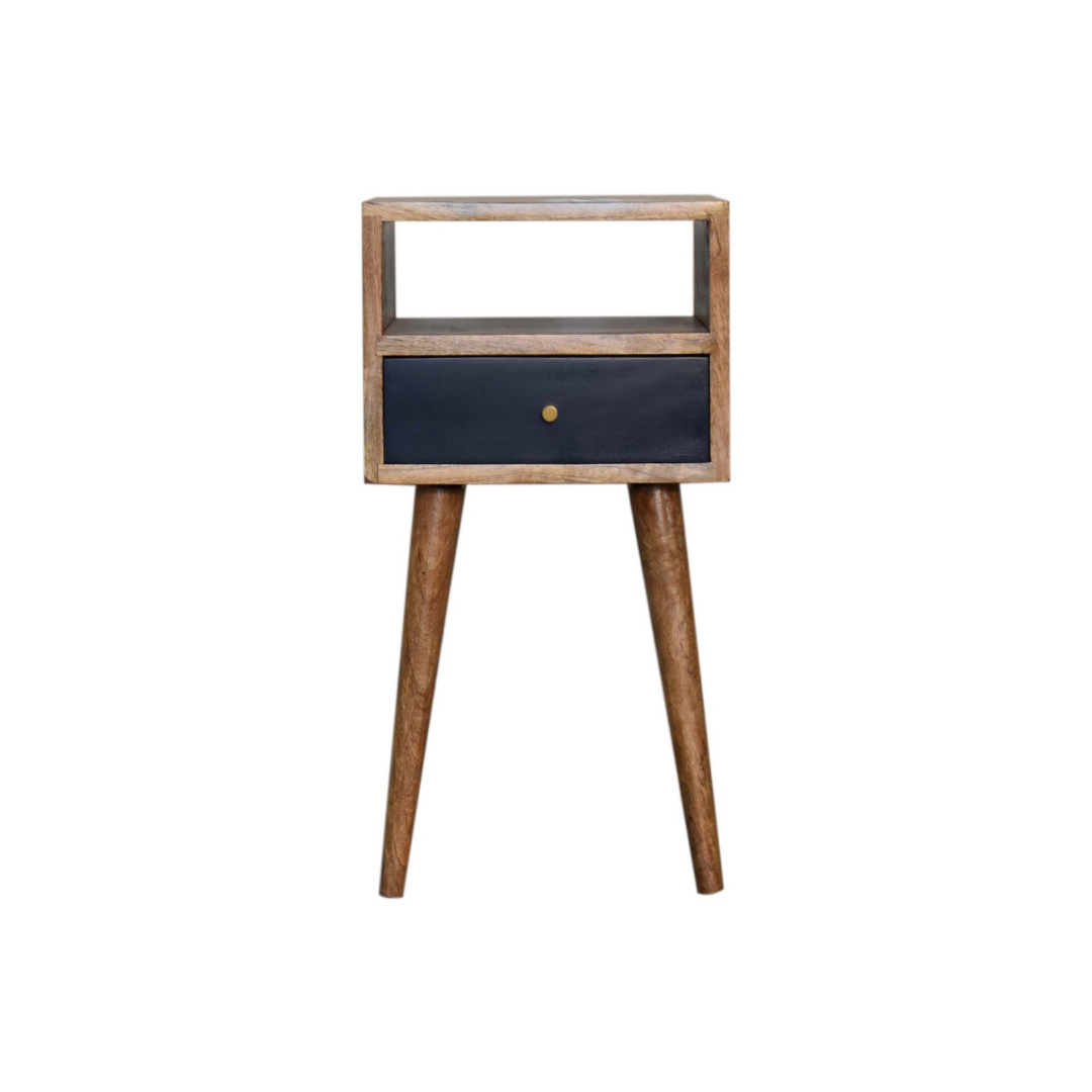 Mini Navy Blue Hand Painted Bedside Table