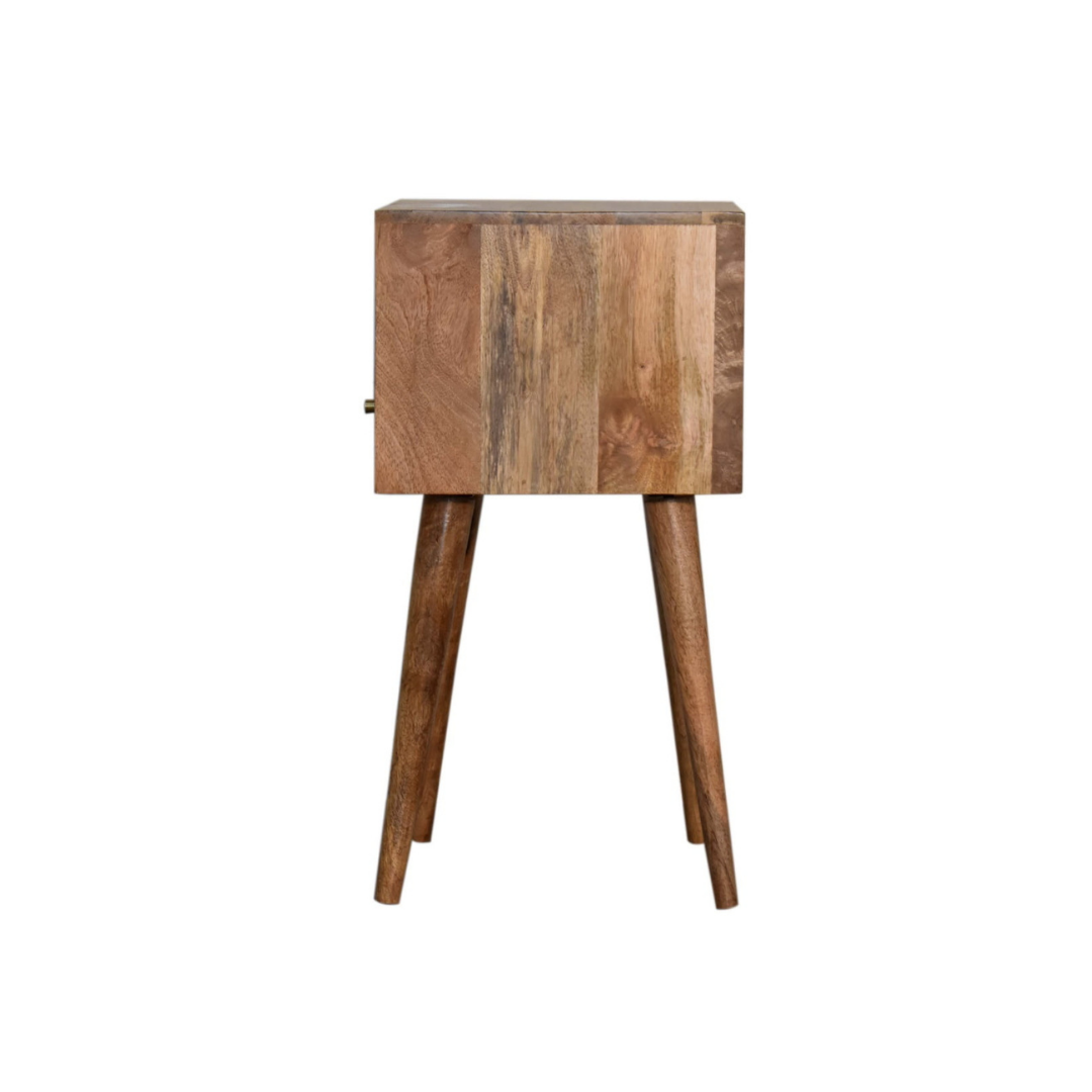 Mini Navy Blue Hand Painted Bedside Table