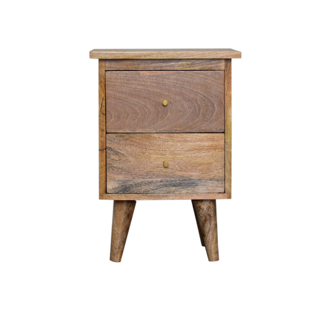 Oak Style Bedside Table