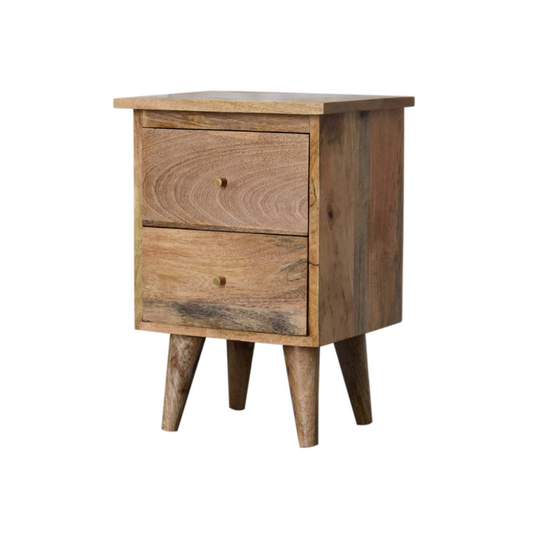 Oak Style Bedside Table