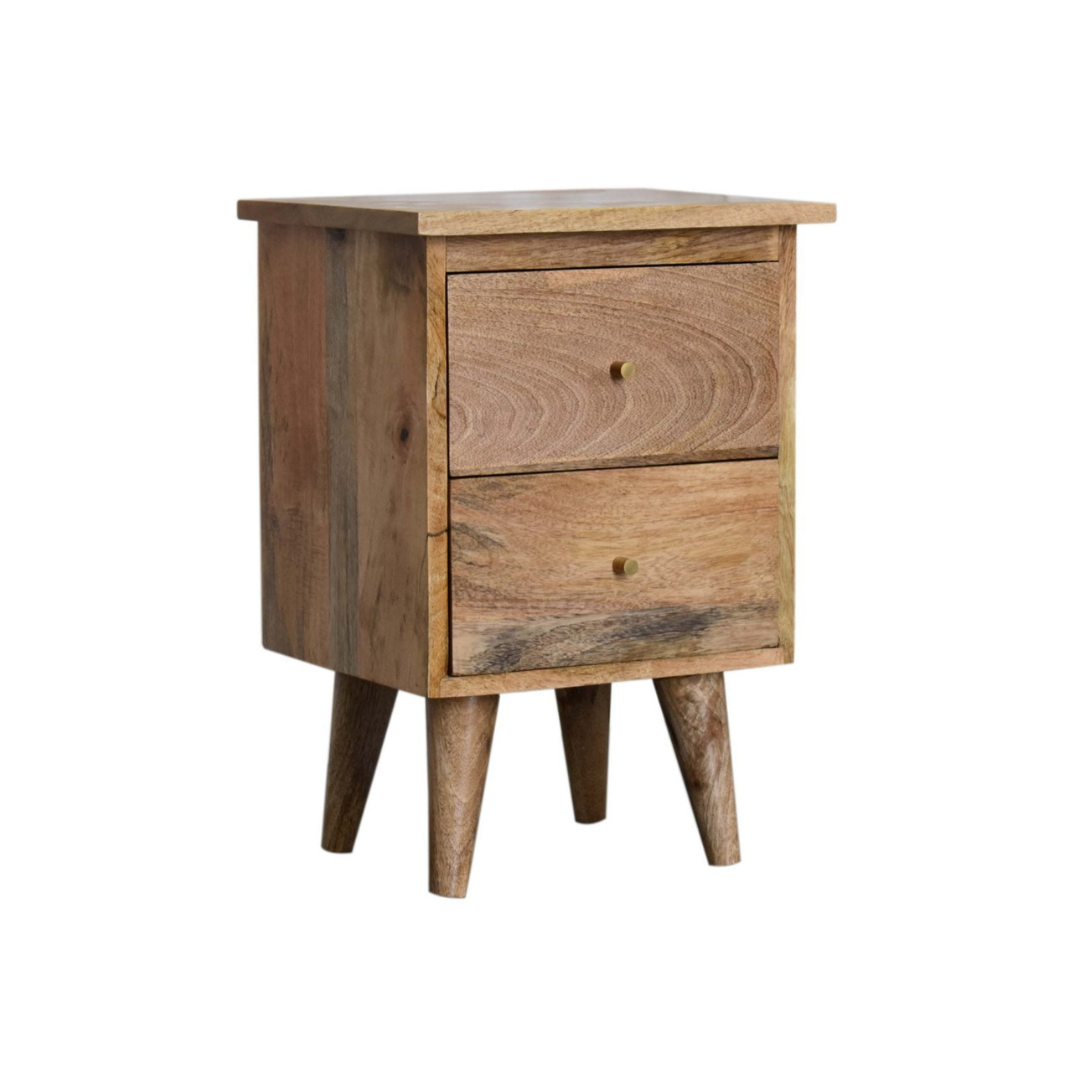 Oak Style Bedside Table