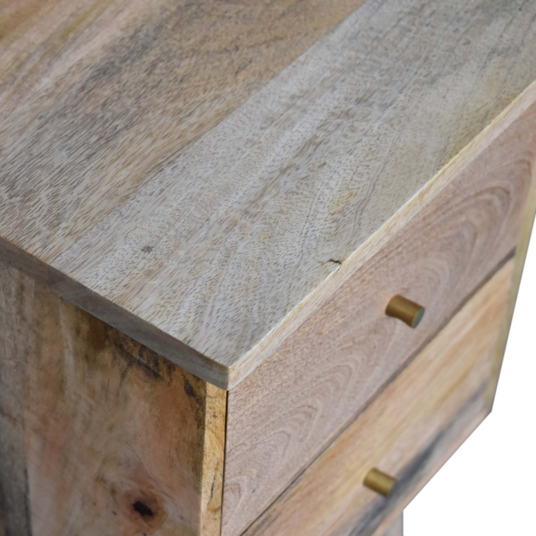 Oak Style Bedside Table